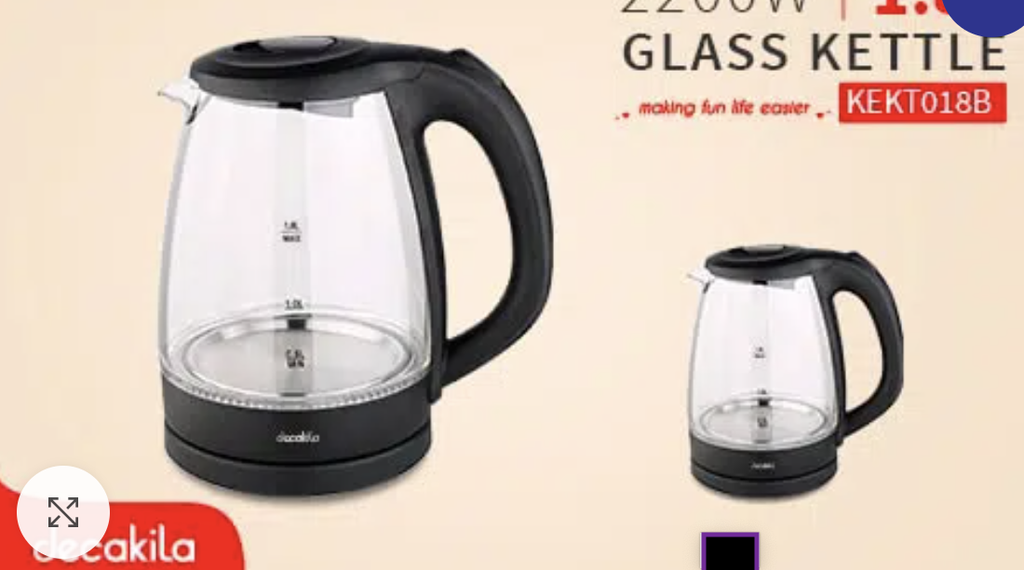 Electric kettle-glass