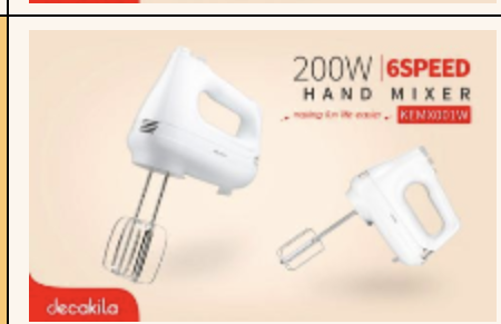 Hand mixer