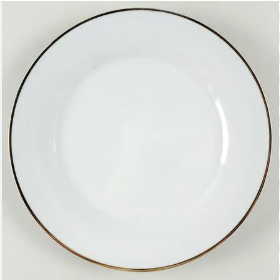 [BZRKW-DPRD08] Dessert Plate (Rd) NB8"