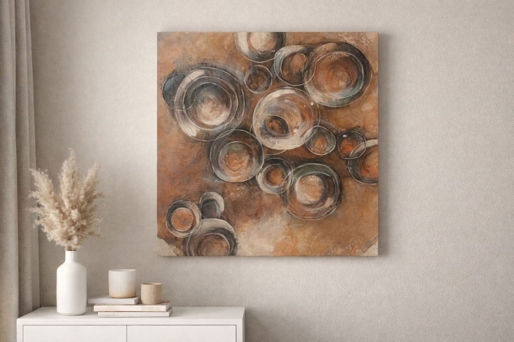 [BZRCS-288] 100%Handmade Oil Painting(Canvas +Wooden Frame )100*100