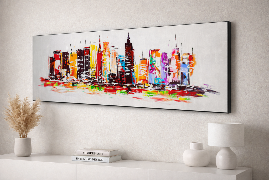 [BZRCS-289] 100% Handmade Oil Painting(Canvas +Wooden Frame )60*180