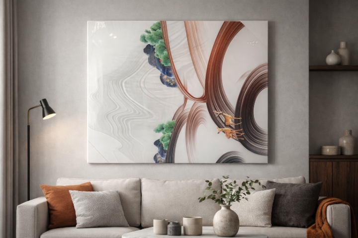 [BZRCS-304] Printed Canavs Painting(Canvas +Wooden Frame)60*60*3