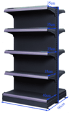 [BZRCS-329] 120*90*190cm*5Layers (Start shelf)(2 uprights)